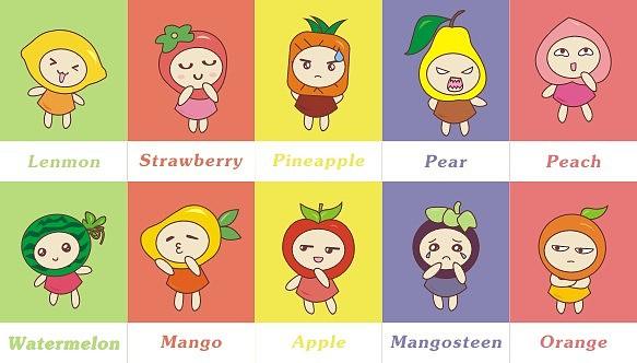 水果拟人|平面|图案|般木 - 原创作品 - 站酷 (zcool)
