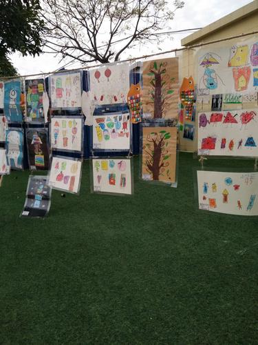 涂寨育苗幼儿园《童心画世界》作品展示