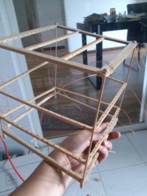 [制作] 又做扎线鸟笼一个,请总版主统领三军及各位指教(绝对原创)