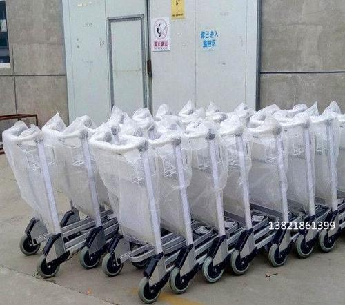 静音手刹推货钛合金车站机场行李车机场手推车酒店行李车 - 1元