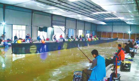 室内钓鱼场.通讯员 袁询 摄