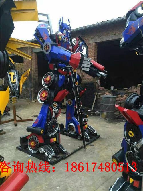 玻璃钢变形金刚摆件 擎天柱雕塑