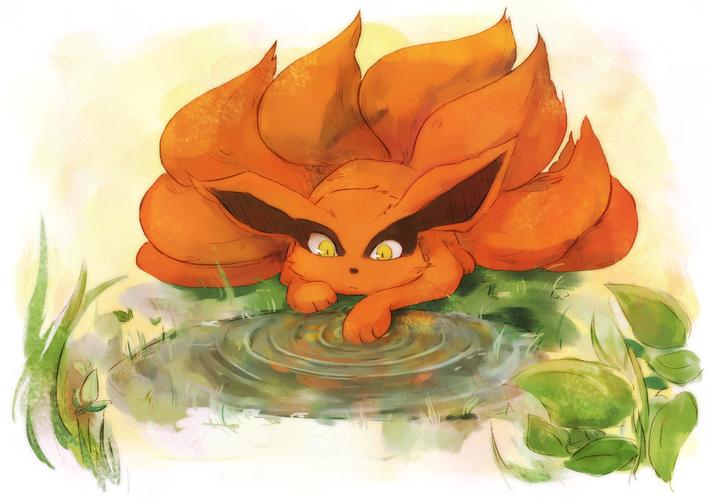 「こども九尾」/「秋月まく」のイラスト [pixivid=270915]【火影忍者