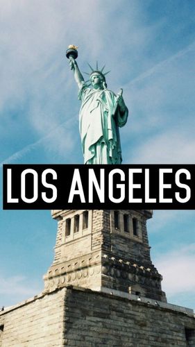 自由女神#自由女神#洛杉矶#壁纸#美国#字体#创意#黑白#二次元#海贼王