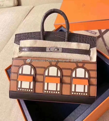 hermès爱马仕专柜最新限量版房子铂金包birkin20sellierfaubourg
