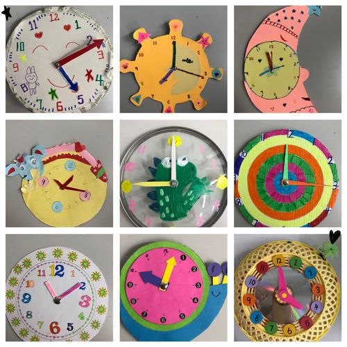 寓教于乐——小学部举行手工钟表展示活动