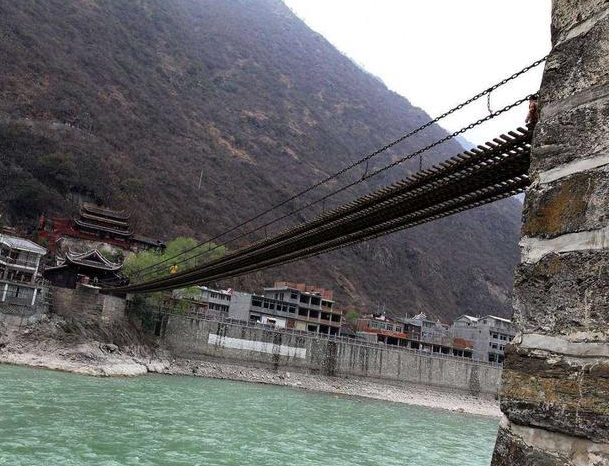 旅游,泸定桥,大渡河,横跨大渡河,铁索桥
