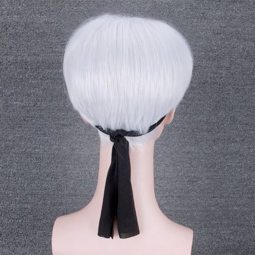 道具漂流短发纪元银白色假发头发尼尔