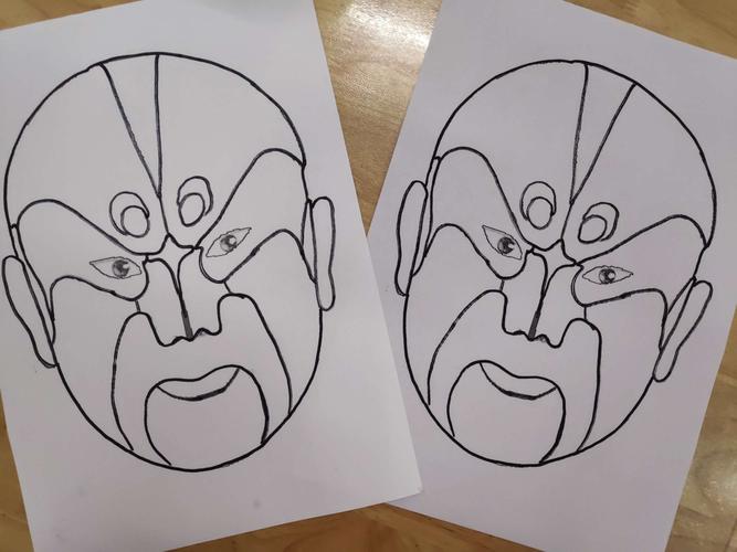 幼儿园——戏曲进校园(美工)手绘脸谱让国粹魅力四射  写美篇  绘画能