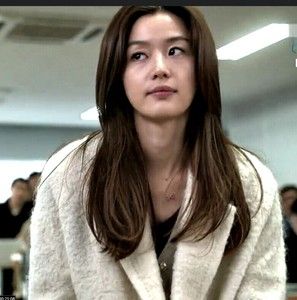 秋冬季新款 全智贤千颂伊同款 白色加棉加厚毛呢大衣羊毛呢外套