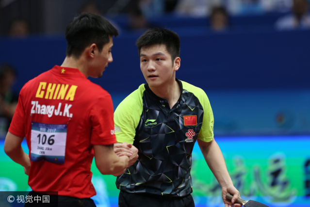 亚锦赛-樊振东3-1张继科将于韩国选手男单争冠