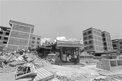 闽清白樟镇在"尼伯特"台风