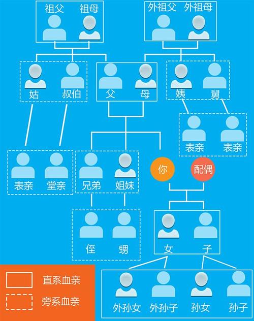 姻亲是以婚姻关系为中介而产生的亲属,但不包括配偶本身.