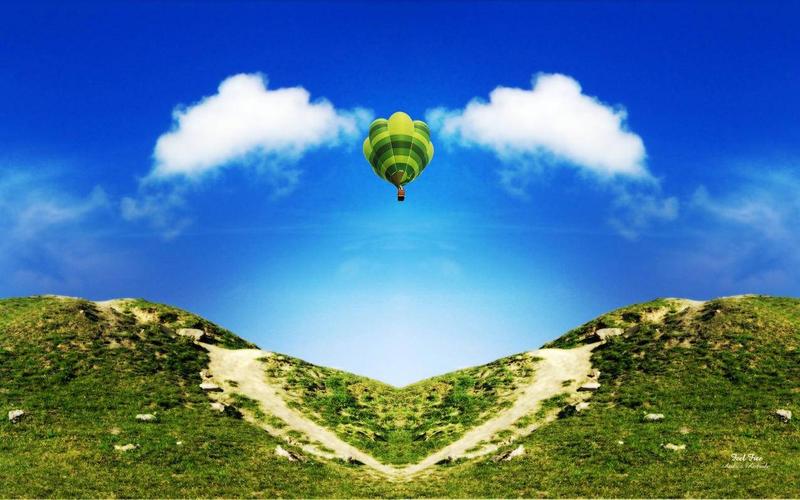 爱情美图唯美温馨心风景高清壁纸