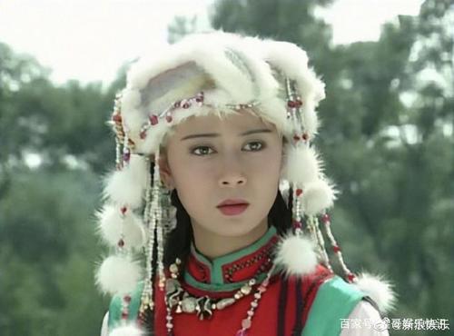 1998年《还珠格格》,张恒饰演西藏塞娅公主,美丽自信