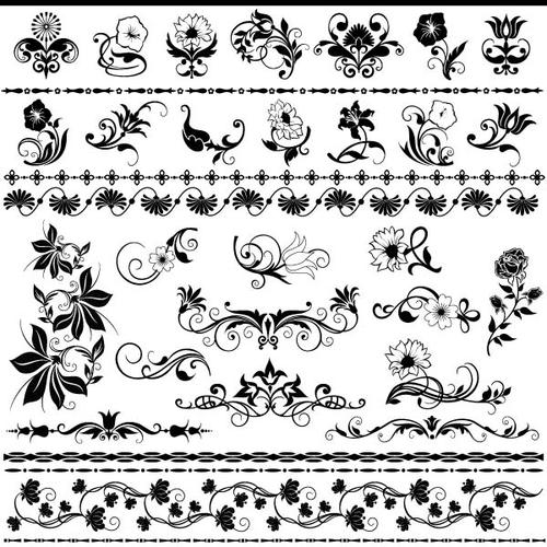 植物花卉装饰花纹