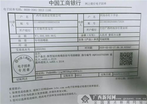 汇款回执单.受访方供图