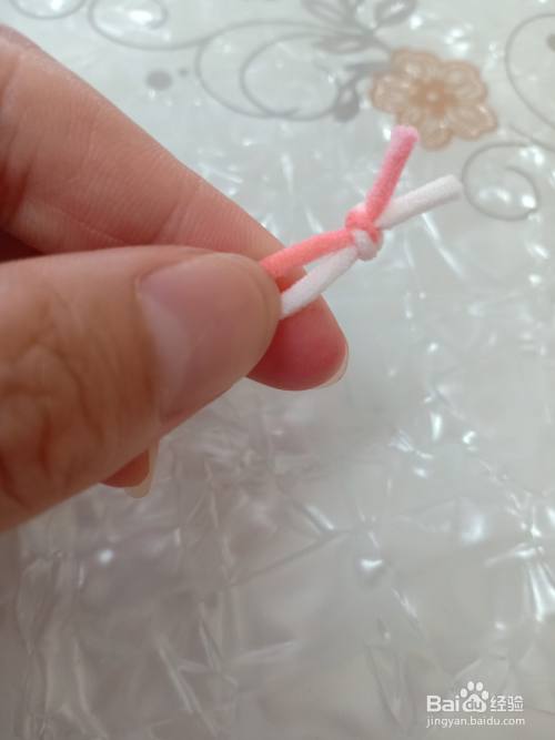 口罩绳子做小手环