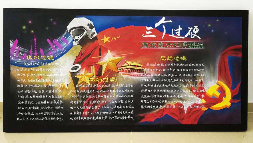 三个过硬作风本领思想三大作风过硬部队黑板报