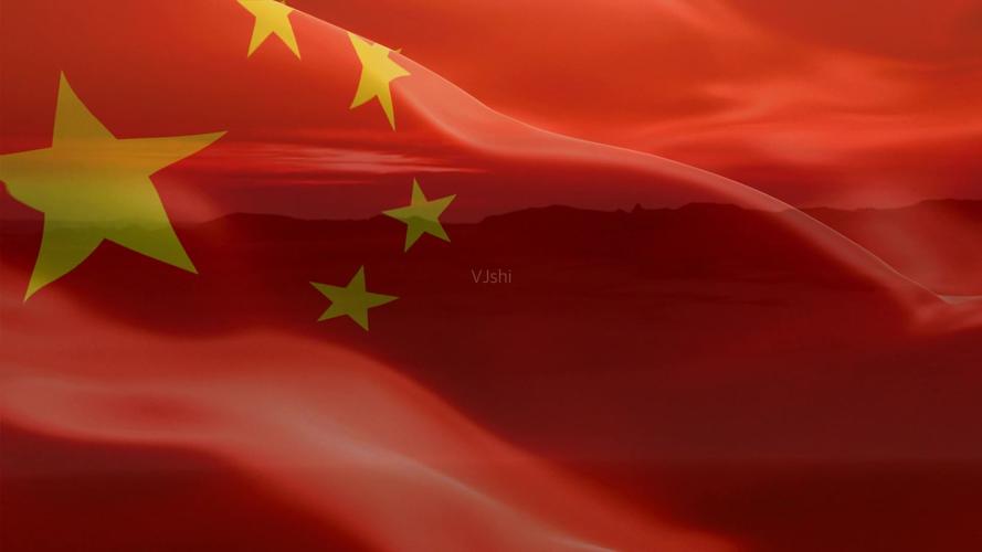 红旗飘飘_1920x1080_高清视频素材下载(编号:535787)