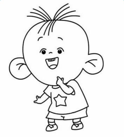 小鲤鱼历险记卡通人物简笔画,双面龟简笔画 小鲤鱼历险记简笔画