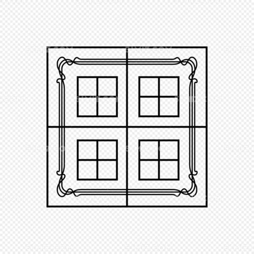 田字框窗户