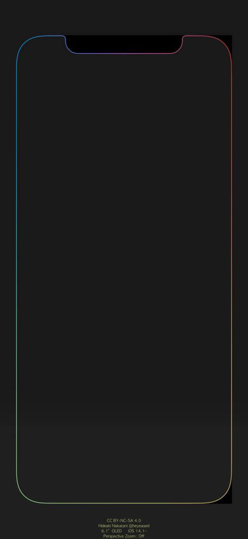 iphone可以设置彩色边框壁纸了还有神奇的动态效果