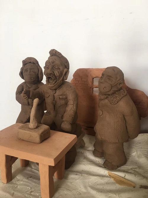 泥塑,泥塑作品,泥塑人物-东光泥塑 新闻动态 党中央,国务院力挽狂澜.