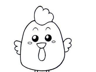 小鸡的简笔画_可爱小鸡简笔画图片大全