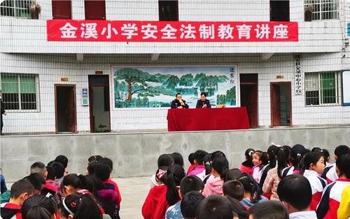 蓬安县金溪小学开展安全法治教育讲座
