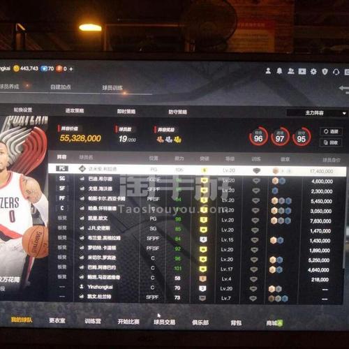 nba2kol2端游6000w涨阵容