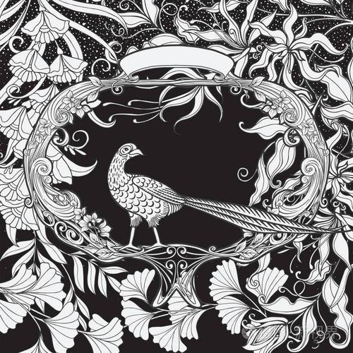 黑白图形插画-正版商用图片0sajxa-摄图新视界
