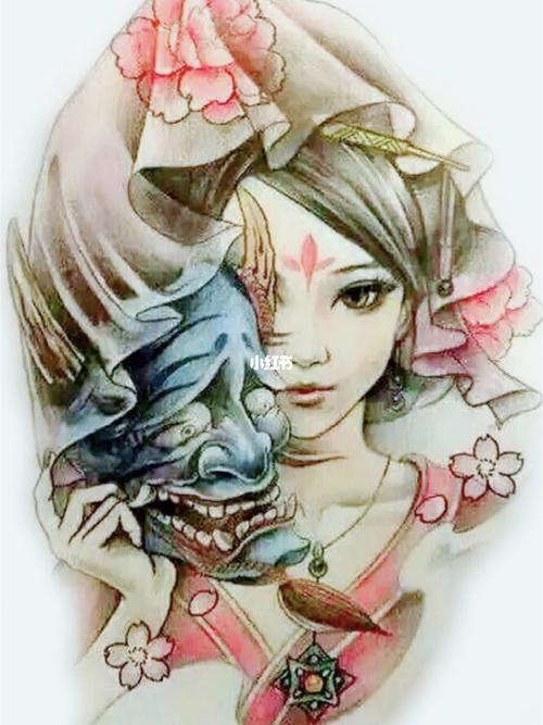 般若艺妓纹身_纹身_紋身_美妆_彩妆