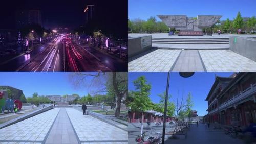 邢台标志性建筑物延时摄影_1920x1080_高清视频素材