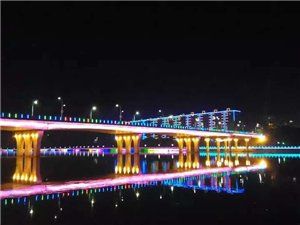 容县绣江夜景