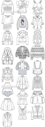 绘画资料衣服