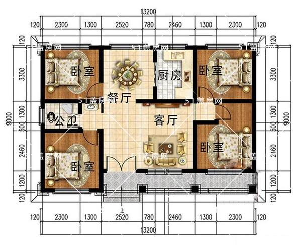 这几款一层农村自建房屋设计图,10万块盖好,比豪宅住的舒服