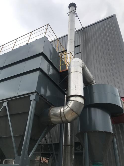 浙江奥斯特汽车配件橡胶粉尘除尘布袋除尘器旋风除尘器安装安毕