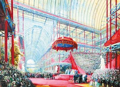 水晶宫博览会手抄报 手抄报版面设计图