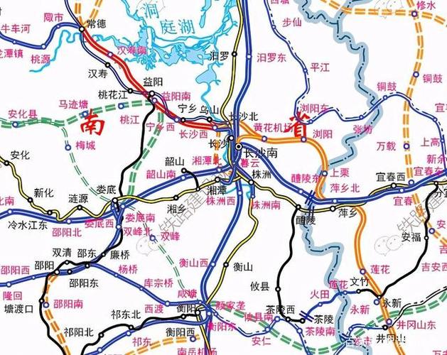湖南2020版高铁规划:线路分布均衡,枢纽众多