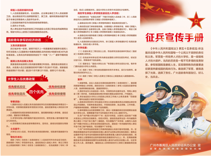2020年征兵宣传手册