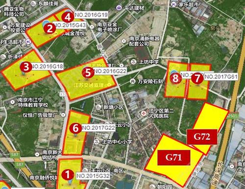 【好地解读】南京江宁区青龙山g71,g72地块有何看点?(附地块全景图)