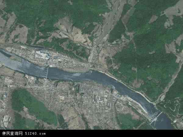 中国吉林省吉林市桦甸市红石砬子镇地图(卫星地图)