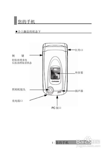 三菱m750手机说明书:[1]