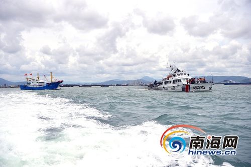 南海休渔期结束南海开渔海南海警护航保渔