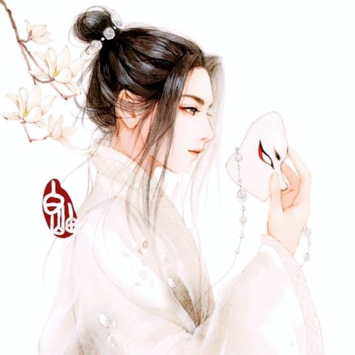 头像 古风 戏子 少年 少女_头像_古风_上寨头攻略_暖春樱花季_素材