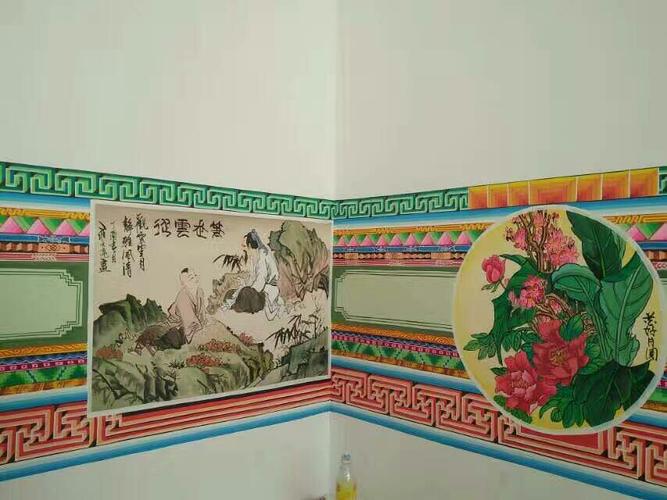 山西朔州鹏翔艺术古建彩绘 《炕围画》制作专栏 罗文亮13097642703