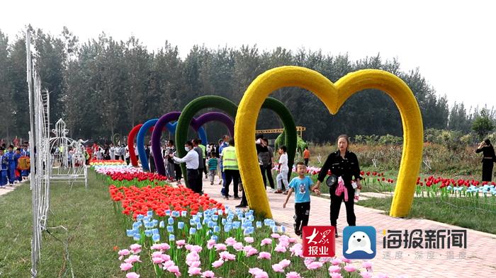 东明县三春集镇第四届农民文化艺术节开幕 春博园开园