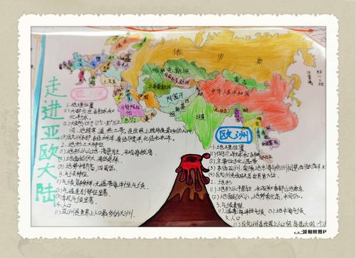 缤纷校园——保定东方双语学校初中部第五校区初一年级地理手抄报展