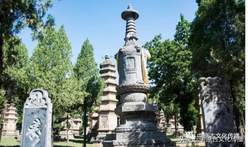 少林寺塔林是历代高僧的圆寂之地,是世界上最大的古塔